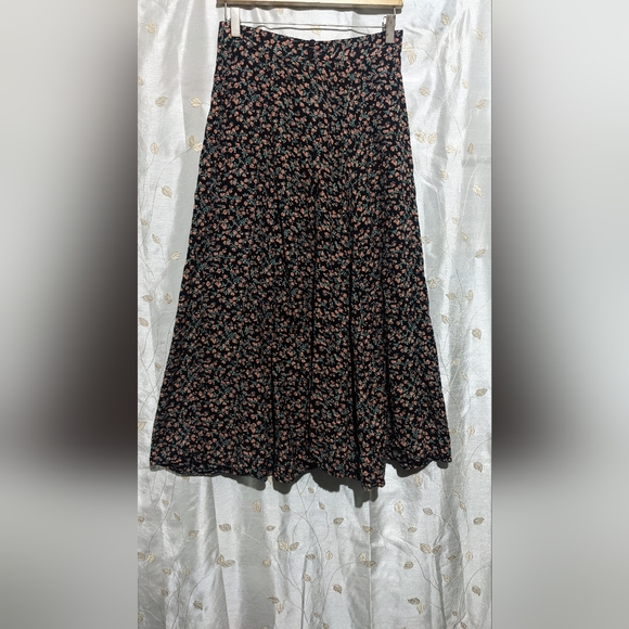 Vintage floral button down maxi dress SZ MED - Picture 1 of 8